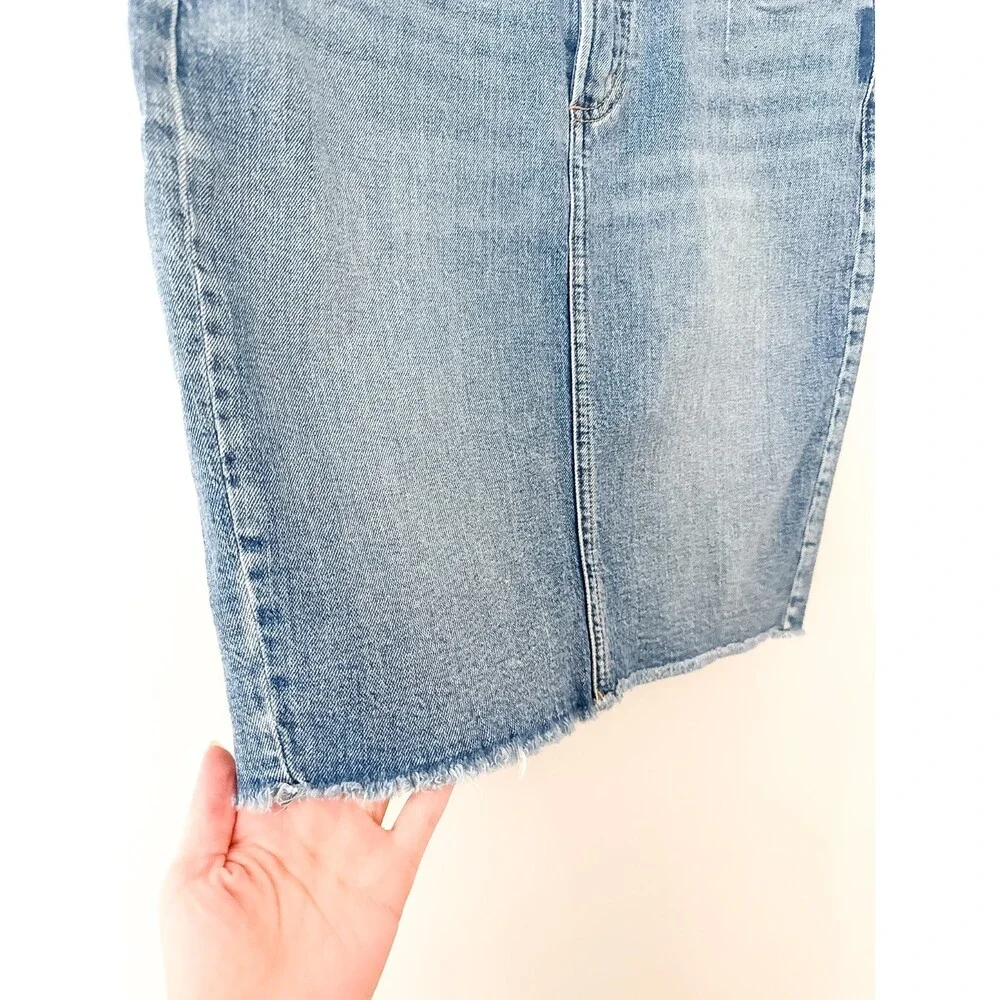 Y2K Silver Jeans Denim Skirt SZ 28 Low Rise 2000s Indie Sleaze Coquette Festival
